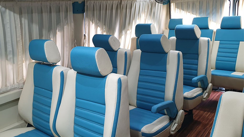 Tempo Traveller interior